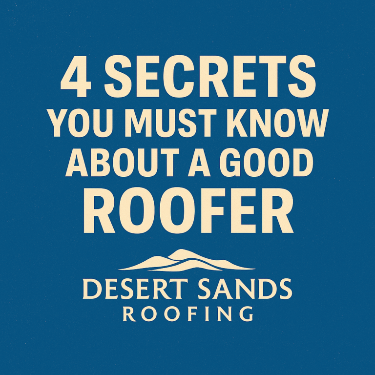 4 Secrets You Must Know About Hiring a Good Roofer in Surprise, AZ