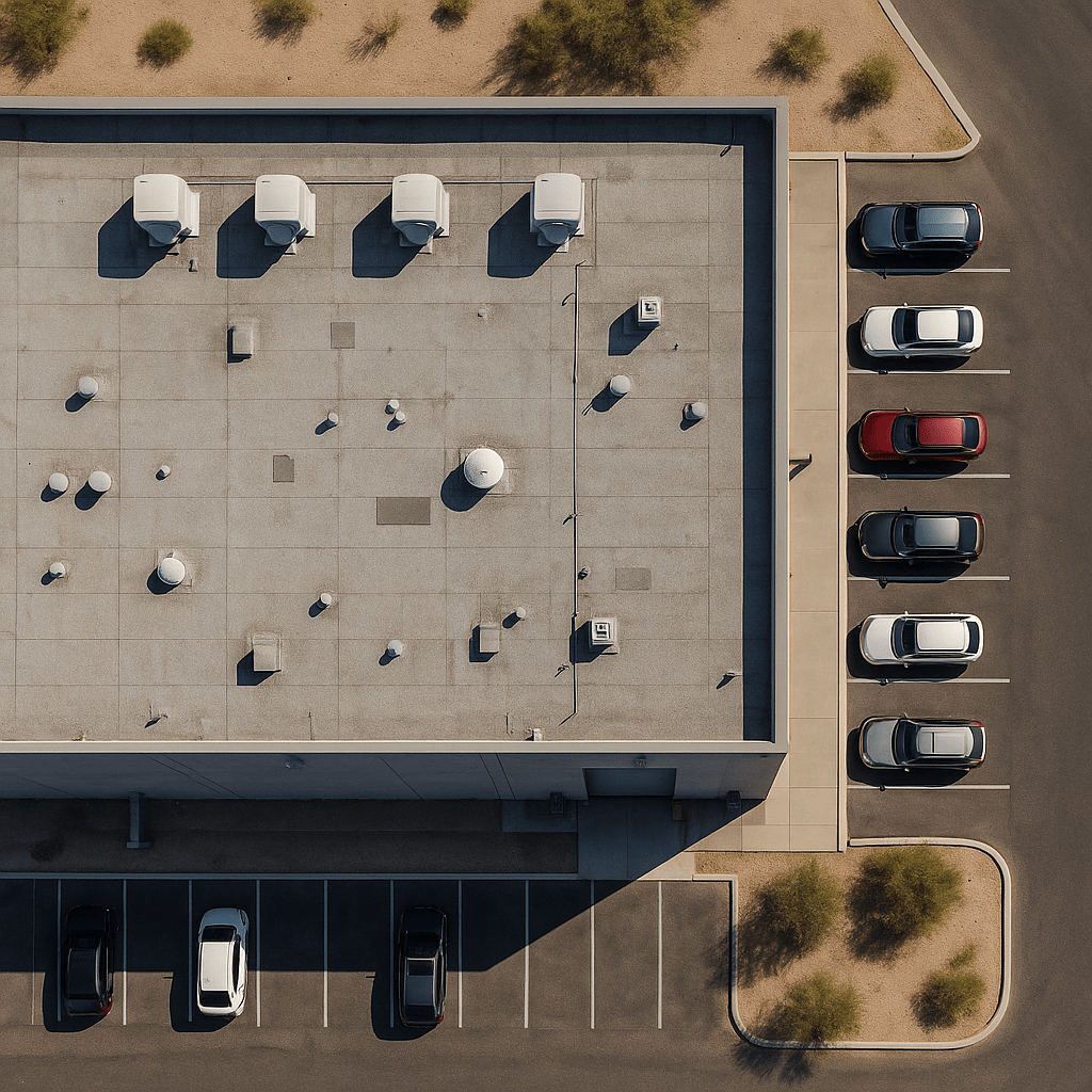 commercial roof - Desert Sands Roofing Contractors commercial roof