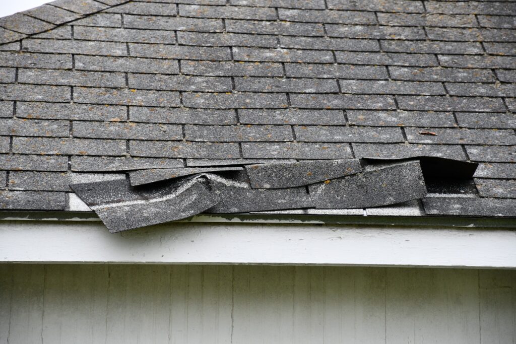 damaged roof - Desert Sands Roofing Contractors roofing