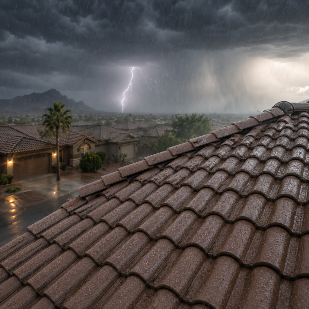 monsoon damage, and roof replacement for roofing in surprise